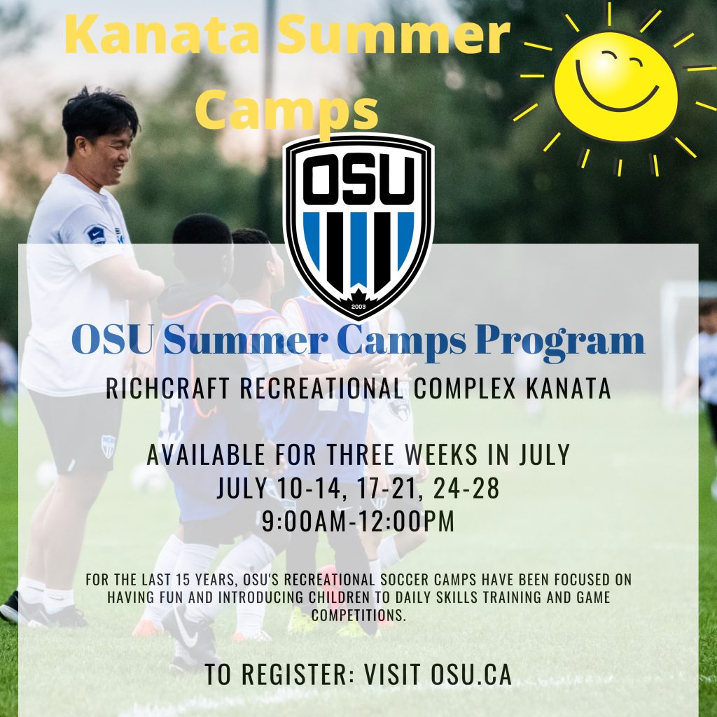 OSU to host summer camps at Richcraft - Ottawa Adult Soccer